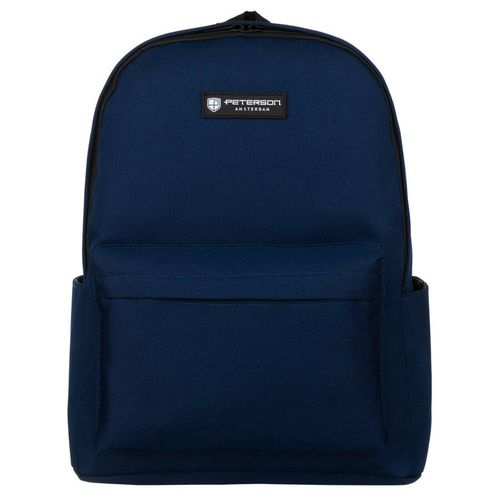 plecak szkolny w granatowym kolorze zawieszony na regulowanych na Arena.pl