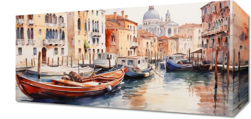 Obraz 40x20cm Wenecka Impresja zdjęcie 1