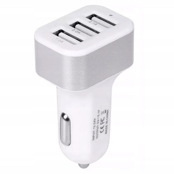 SZYBKA ŁADOWARKA SAMOCHODOWA 3xUSB 3.1A do auta zdjęcie 7