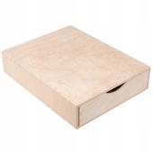 Mini komoda drewniana organizer biurko 1 szuflada