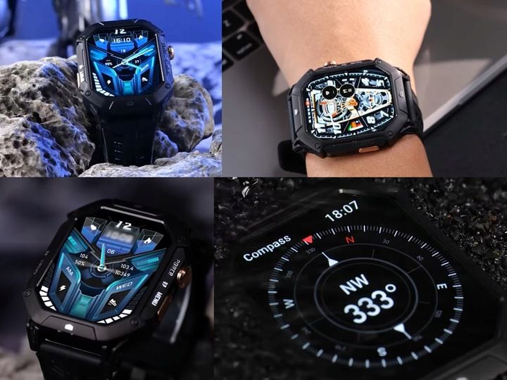 CUBOT X1 AMOLED SMARTWATCH ZEGAREK BAROMETR PULS ROZMOWY TEL 100 DNI zdjęcie 6
