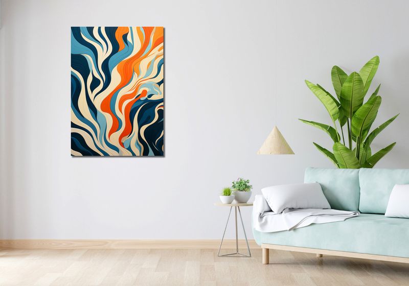 Obraz 70x100cm Oceaniczne Fale zdjęcie 2