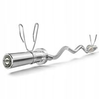 GRYF LEKKO ŁAMANY OLIMPIJSKI 120CM SZTANGA 50mm + ZACISKI SIŁOWNIA PEŁNY