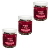 3x liofilizowane mięso cielęce 70g dla psa i kota | wsparcie anemii sierści