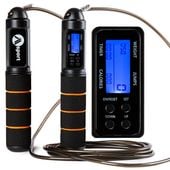 MOCNA SKAKANKA BOKSERSKA Z ŁOŻYSKAMI + LICZNIK LCD REGULOWANA STALOWA 300cm