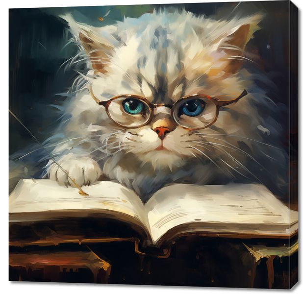 Obraz 90x90cm Ucz Się Ucz zdjęcie 1