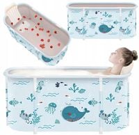 Wanna składana przenośna dla rodziny dorosłych głęboka SPA PCV duża DO