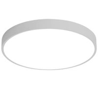 LAMPA SUFITOWA BIAŁY PLAFON LED 28W BARWA BIAŁA CIEPŁA 50CM DO KUCHNI BIURA