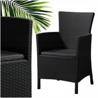 Fotel Krzesło Ogrodowe Balkonowe na Taras IOWA GRAFIT KETER