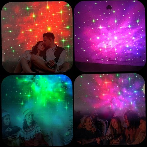 PROJEKTOR GWIAZD LED + GŁOŚNIK BT LAMPKA NOCNA USB na Arena.pl