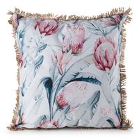 Poszewka ogrodowa GARDEN 32B 45x45 cm letni motyw frędzle trwała