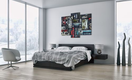 Obraz Na Płótnie - Technika Magnetofon - 130X100 Cm - Cb130X100-3875 na Arena.pl