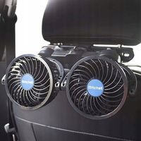 Wentylator Elektryczny Samochodowy Na Tylne Siedzenie Obracany O 360 Stopni
