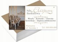 Wizytówki firmowe Foliowane 1000szt dużo różnych wzorów SALA BANKIETOWA