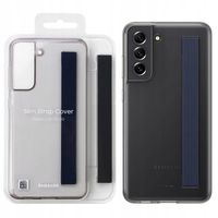ETUI SILIKONOWE SLIM STRAP COVER DO SAMSUNG GALAXY S21 FE 5G CZARNE