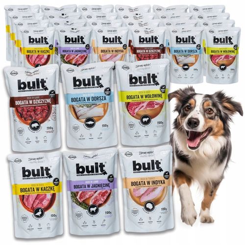 MOKRA KARMA DLA PSA BULT SASZETKI 30x 100g. MIĘSO ZESTAW MIX 6-SMAKÓW na Arena.pl