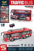 Autobus Zabawka Samochód Autobus Ze Światłem I Dźwiękiem 1:16 Js121