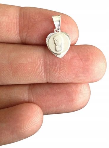 Łańcuszek Srebrny 925 Medalik Matka Boska (na PREZENT / KOMUNIA / CHRZEST) na Arena.pl