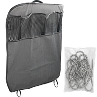 ORGANIZER OCHRONNY NA FOTEL SAMOCHODOWY OSŁONA FOTELA SZARA OCHRANIACZ