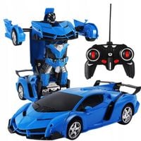 AUTO ROBOT 2w1 SAMOCHÓD ZDALNIE STEROWANY na PILOT ROBOT TRANSFORMUJĄCY LED