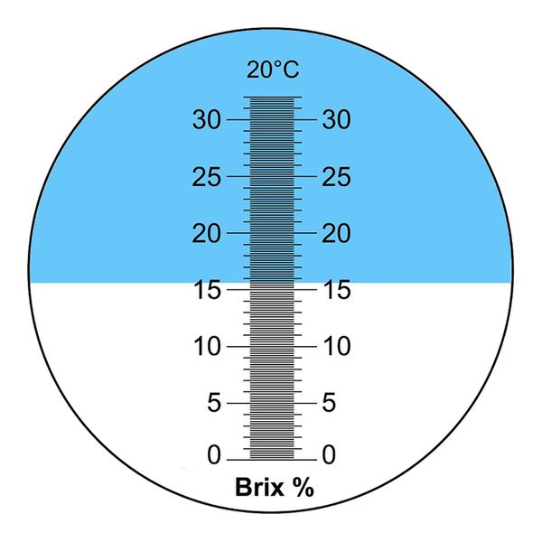 Refraktometr 0-32% Brix Cukromierz Balingometr ATC zdjęcie 2