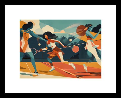 Plakat 18x13cm Mistrzynie Kortu na Arena.pl