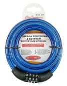 Blokada rowerowa 10mm x150cm - szyfr własny