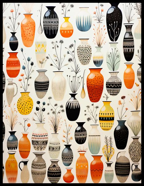 Plakat 50x65cm Symfonia Wazonów zdjęcie 2