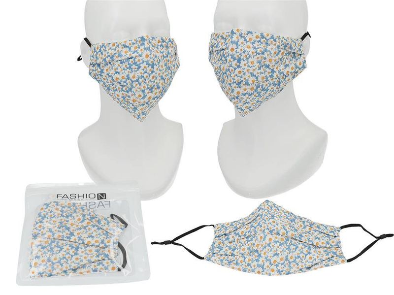 Maseczka ochronna - stokrotki zdjęcie 1