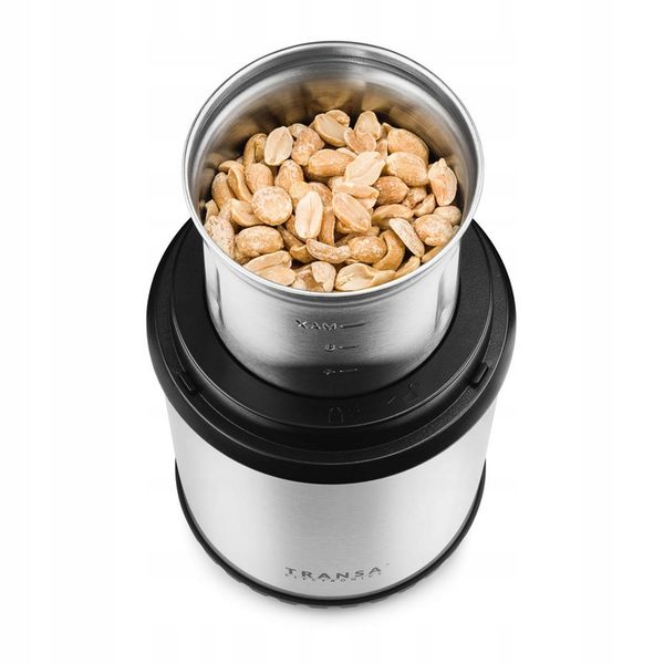 Młynek ROZDRABNIACZ 2w1 do ziaren kawy ziół orzechów TRANSA 300W zdjęcie 13