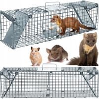 PUŁAPKA NA KUNY SZCZURY LISY WYDRY ŁASICE ŻYWOŁAPKA ŁAPKA HUMANITARNA