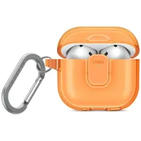 Etui UNIQ Glase Pro do AirPods 4 - pomarańczowe