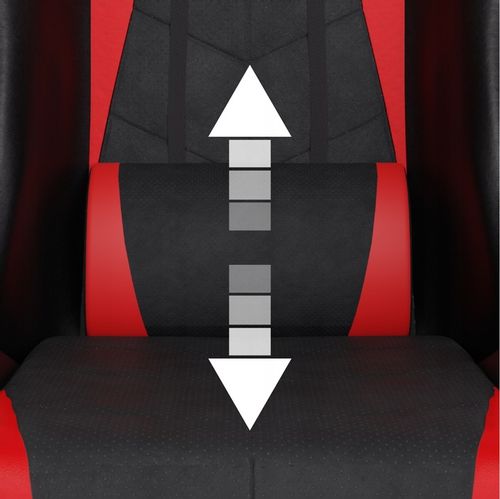FOTEL GAMINGOWY CYBER CHAIRS X-POWER RED - BIUROWY na Arena.pl