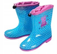Kalosze dziecięce gumiaki gumowce Świnka Peppa brokatowe 31/32