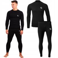 Bielizna Termoaktywna CIEPŁA MĘSKA TERMO Komplet Zimowy Koszulka