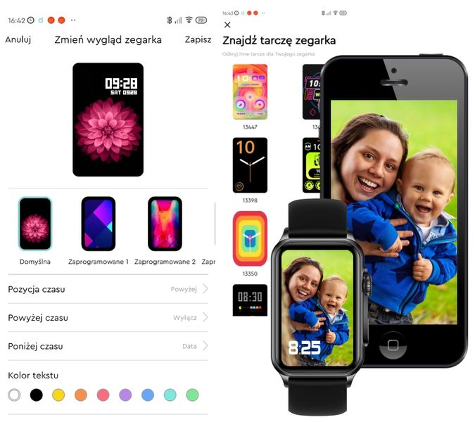 smartwatch damski rubicon rncf06 black smarub222 zdjęcie 7
