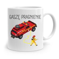 Kubek Prezent Dla Strażaka Gaszę Pragnienie Z Nadrukiem Ze Zdjęciem