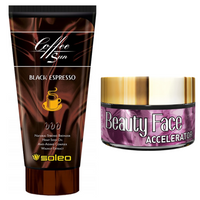 Soleo Coffee Sun Black Espresso + Słoiczek Beauty Face