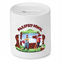 Dla Drwala Prezent Skarbonka Najlepszy Drwal Z Nadrukiem Ze Zdjęciem