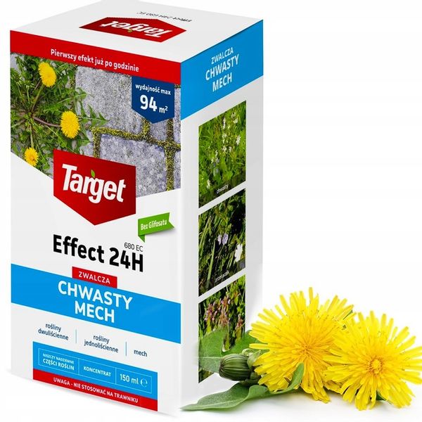 Target na chwasty mech EFFECT 24h ekologiczny bez glifosatu 150ml zdjęcie 1