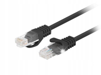 Patchcord Lanberg UTP kat.6 2m czarny 10-Pack