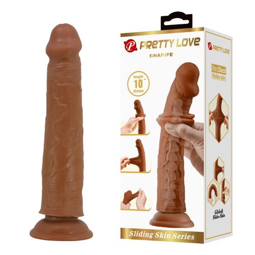 Pretty Love - Sharife 10"(254Mm) Sliding Skin Series Tpr, Suction Base na Arena.pl