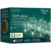 Światełka Choinkowe LED Gęste Oświetlenie 7+50 16 M LED Ciepły Biały