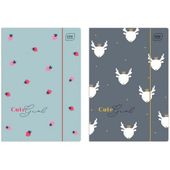 TECZKA Z GUMKĄ A4+ UV GIRLS INTERDRUK