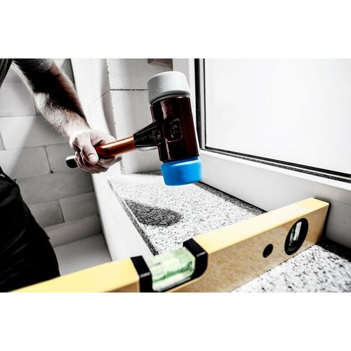 Młotek tworzywa sztucznego Halder Simplex Niebieski Szary TPE na Arena.pl