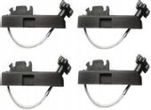 Uniwersalne mocowania cybanty do boxa dachowego Flexi Fit 4 szt.