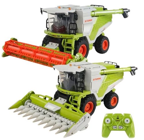 ZDALNIE STEROWANY KOMBAJN RC ZABAWKA NA PILOTA DYM ŚWIATŁO DŹWIĘK 1:24 COIL na Arena.pl