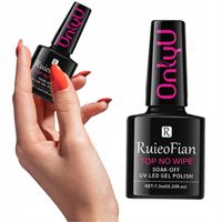 top no wipe do paznokci hybrydowych bez wycierania profesjonalny manicure