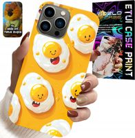 ETUI DO IPHONE 13 PRO - SŁODKIE UŚMIECHNIĘTE JAJKA CASE + FOLIA
