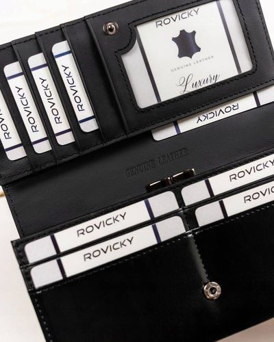 portfel damski ze skóry naturalnej i ekologicznej z motywem na Arena.pl